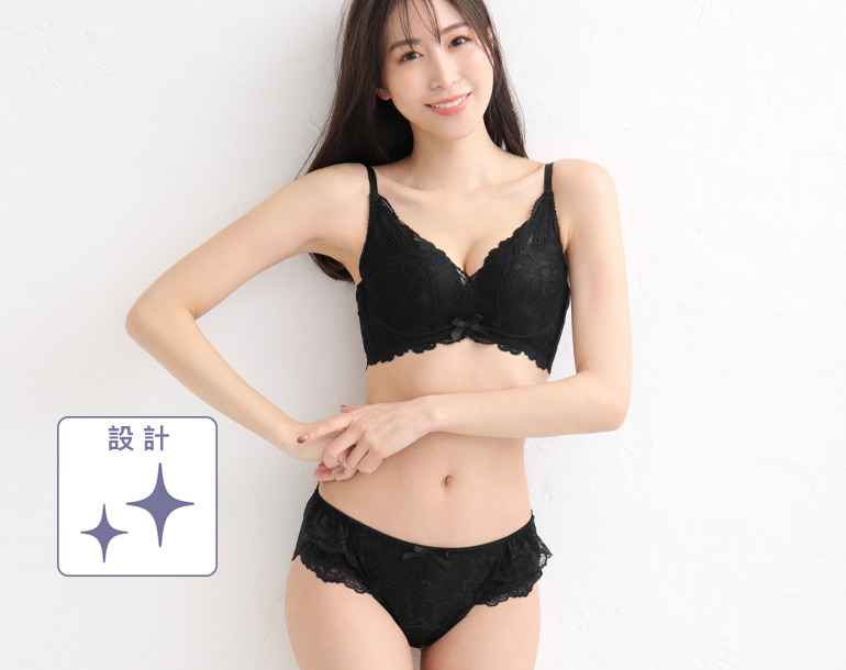 サイドフリル プレーン  生理內褲