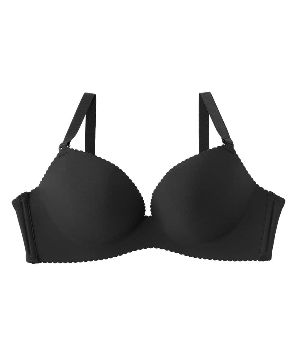 ノンワイヤー 美胸ブラ シームレス 単品ブラジャー