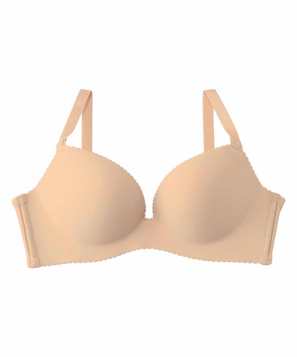 ノンワイヤー 美胸ブラ シームレス 単品ブラジャー