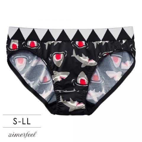 鯊魚可愛三角內褲 情侶款
