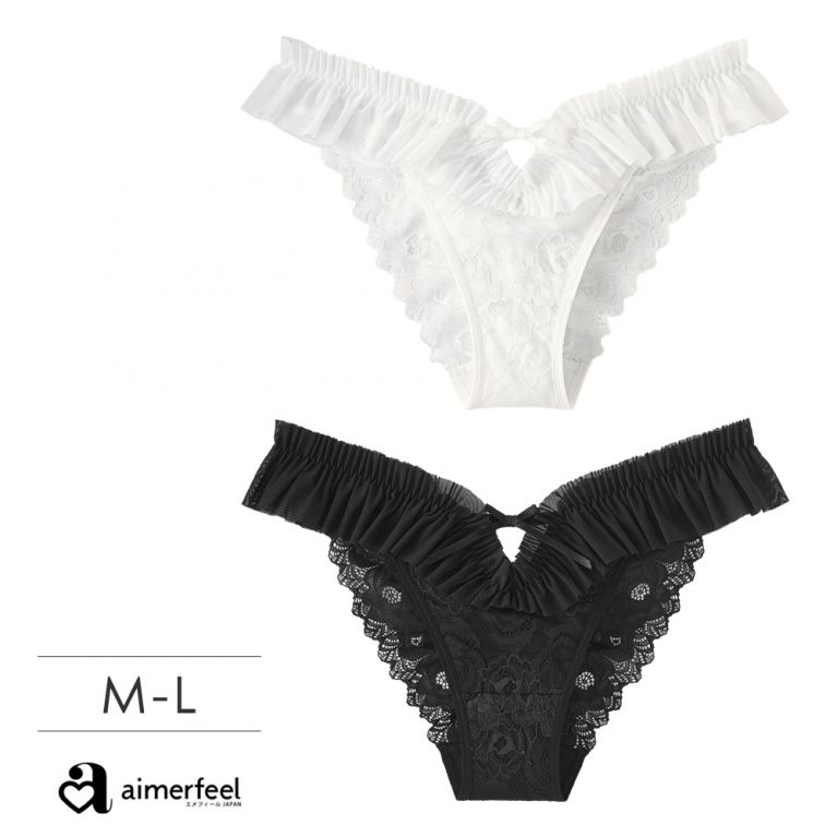 芭蕾舞風薄紗半包臀內褲